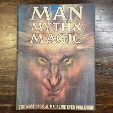 1974 MAN MYTH & MAGIC Magazine #1 Occult Supernatural Magic Mysticism Weird picture