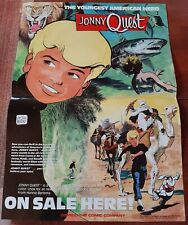 Rare 1986 Jonny Quest promotional Not for Sale poster, 22x15 in length  picture