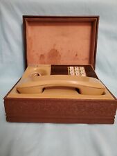 Vintage Deco-Tel Personal Telephone Phone in Hinged Box Western Electric Sand picture