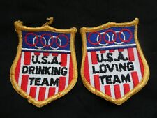 Vintage USA/US Los Angeles Olympics 1984 USA Drinking Team/Loving team Unused picture
