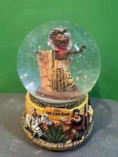 Disney The Lion King Broadway Musical Snow Globe Circle of Life w/ Music Box picture