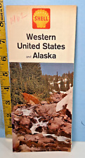 1962 Shell Oil State Road Maps: WESTERN UNITED STATES & ALASKA picture