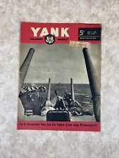 YANK The Army Weekly Magazine Aug 3 1945 CARRIER CATAPULT CLEAN-UP OKINAWA WWII picture