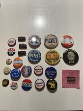 Vintage Lot Of Political Buttons/Pins picture