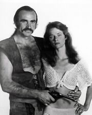 Zardoz 1974 Sean Connery macho pose holding gun Charlotte Rampling 11x17 poster picture