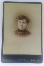Antique 1800s Photograph Standard Cabinet Card 86 Female Photographer Decorative picture