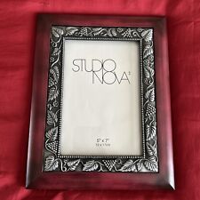 Studio Nova Wood and Metal Accented Frame For 5x7 Picture picture