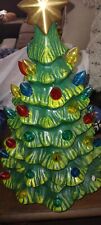Vintage Cracker Barrel Ceramic Christmas Tree Terrific Condition READ:  Missing picture