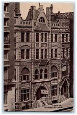 1911 YMCA Building Stairway Entrance Milwaukee Wisconsin Antique Posted Postcard picture