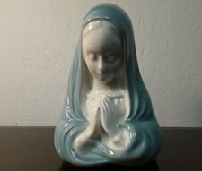 Vintage Art POTTERY Royal Windsor USA Madonna Praying Mother Vase Mary 6.5