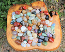 Assorted Mixed Tumbled Stones 3 lb Wholesale Bulk Lot MEDIUM Chakra Reiki Mix picture