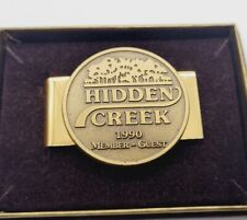 Vintage 1990s Hidden Creek Money Clip Member Guest NEW Old Stock NOS picture