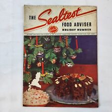 1937 The Sealtest Food Advisor Christmas Holiday Number Cookbook - Ebling Cream picture