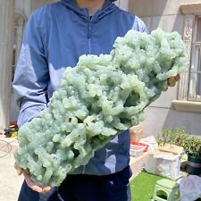 29.18LB Large Natural Prehnite With Epidote Specimen Crystal Mineral Collection picture