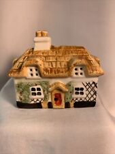 VTG Minature Cottage Ceramic Thatched Cottage picture