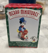 Hallmark Merry Miniatures Mickeys Locomotive Mickey Express First In Series 1998 picture