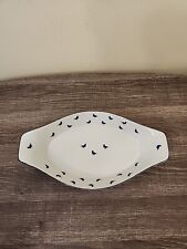 VINTAGE  Ducks Fine Porcelain Shafford OVAL BAKING DISH 12.5 Inches  picture