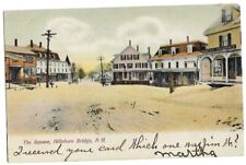 Hillsboro Bridge, NH New Hampshire 1906 Postcard, The Square Scene picture