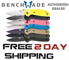 Benchmade Mini Griptilian 556 Knife, PARDUE, DROP PT GRIP, AXS, STUD 556 picture