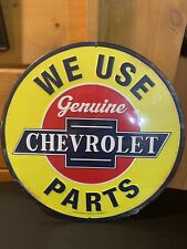 Chevrolet Parts Metal Sign Wall Decor Reproduction 12 x 12 picture