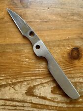Early Pat Crawford Folding Pocket Knife - Thumb Hole Keychain Knife Pat. Pend. picture