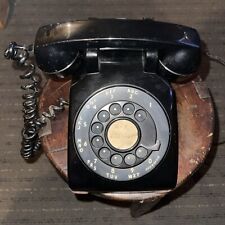 Vintage Black Automatic Bell WESTERN ELECTRIC ROTARY Dial Telephone  USA Nice picture