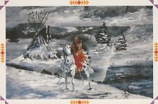 Lakota Artists Tahtonka Visions We Are Our Dreams Lance Postcard picture