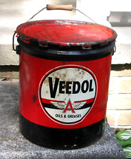 Vintage 1958 Veedol 5 Gallon Oil Can - Flying A picture