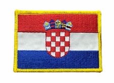Croatia Country Of Flag Embroidered 3.5 inch Patch EE6019 F6D35G picture