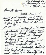 Rear Admiral MAURICE E. SIMPSON Autograph Letter Signed & Note picture
