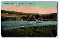 c1960's Cottages at Little York Lake, Little York Lake New York Vintage Postcard picture