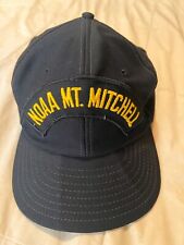 Vintage NOAA MT. MITCHELL Baseball Hat Cap US Navy Ship Weather picture