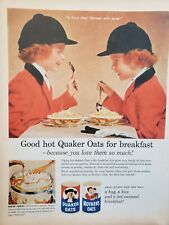 Lot of 3 Vintage 1959 Quaker Oats Ads A Foxy Idea picture