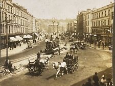 Cork Ireland St Patrick’s Street Coaches 1902 Antique Stereoview SV Photo picture