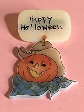 Vintage Lapel Pin #9 Halloween Pumpkin picture