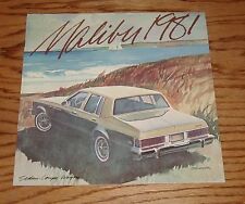 Original 1981 Chevrolet Malibu Sales Brochure 81 Chevy picture