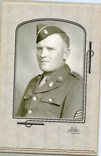Antique Studio Photo - Minot North Dakota- Military Man picture