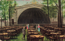 Riverview Amusement Park Chicago Band Shell 1911 Antique Postcard 187 picture