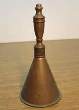 Vintage/Antique Copper Hand Bell 4 ½” Copper Clapper picture