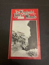 Vintage c.1930's Cave Of The Winds Manitou Colorado Travel Brochure picture