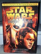 Star Wars Labyrinth Of Evil James Luceno 2005 Hardcover 1st Edition Torn Jacket picture