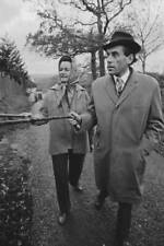 Liberal Party Jeremy Thorpe with wife taking walk together 1979 OLD PHOTO picture