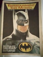 ENTERTAINMENT THIS MONTH 1992 VG #32 BATMAN RETURNS KEATON picture