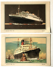 Cunard White Star Lines 1937 ABSTRACT OF LOGS MV Georgic & RMS Laconia BOTH SUNK picture