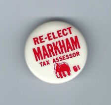 Bill Markham Broward County Florida (R) Tax Assessor 1968-2004 political button picture