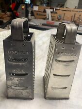 Two Vintage Bronco Vegetable,  Cheese Graters picture