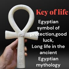Marvelous white Egyptian Key of life-Egyptian Handmade-Statue Home Decor-Replica picture
