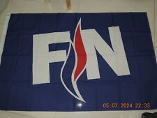 National Rally Rassemblement national France French FN National Front Party Flag picture