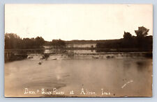 Vintage RPPC Akron IA Iowa Dam of Sioux River to Horicon WI P15 picture