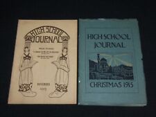 1915 NOVEMBER & CHRISTMAS HIGH SCHOOL JOURNAL LOT OF 2 - PITTSBURGH - J 6950 picture